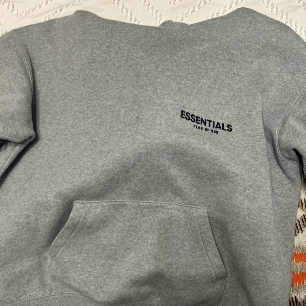 Essentials Heather Gray Pullover - image 4